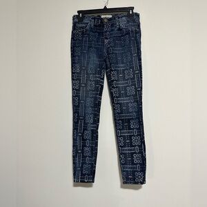 current elliot aztec pattern jeans Size 26